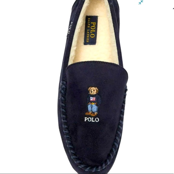 Polo Ralph Lauren Mens Polo Suede Bear 